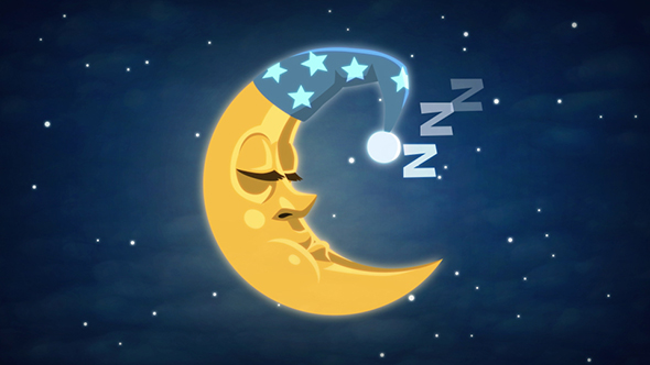insomnia sleeping moon
